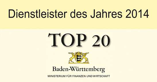 Dienstleister des Jahres 2014